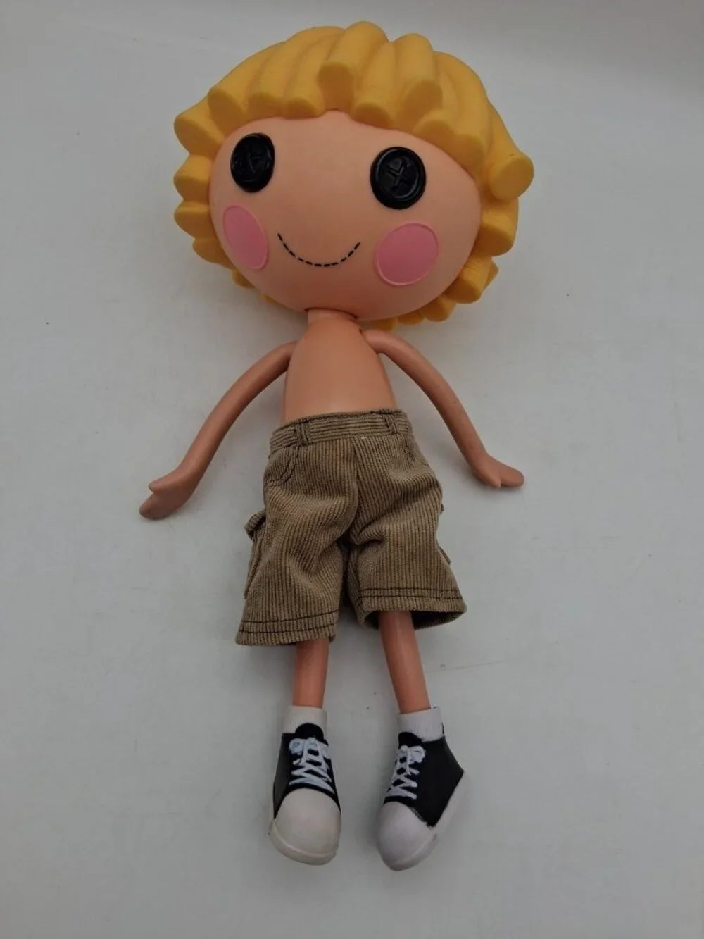Lalaloopsy Patch Treasure Chest Pirate Boy Blonde Hair 2010 Doll Pants Shoes